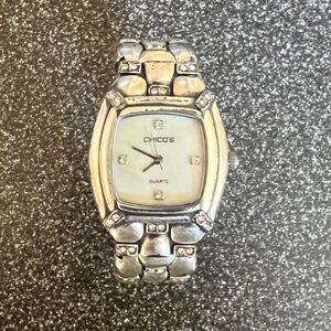 Chicos Silver Band Watch